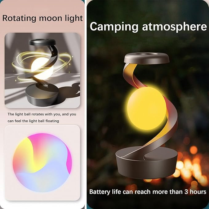 LumoSphere-Lámpara Flotante Interactiva RGB