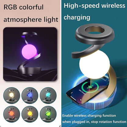 LumoSphere-Lámpara Flotante Interactiva RGB