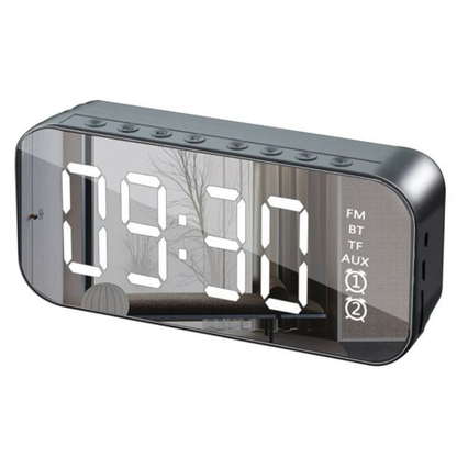 Speaker Radio Reloj Despertador Digital Led Bluetooth Fm K10